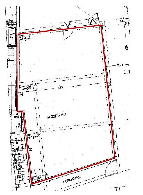 Grundriss EG Einzelhandel N�rnberg