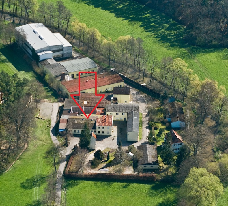 Luftbild Halle / Lager / Produktion Schwabach