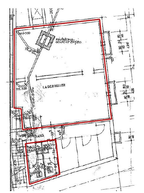 Grundriss UG Einzelhandel N�rnberg